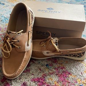 Koifish Cheeta Linen Sperry Top-Sider